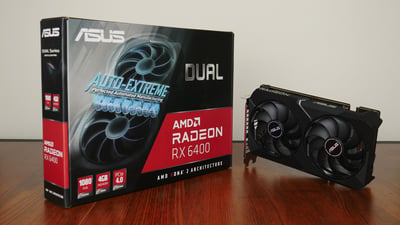 ASUS Dual Radeon RX 6400 4GB GDDR6 Graphics Card - Unboxed & Tested