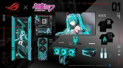 In The News: ASUS Republic of Gamers Unveils ROG x Hatsune Miku Edition Collection