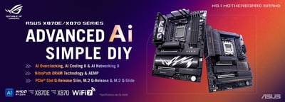 In The News: ASUS Unveils AMD X870E and X870 Motherboards During Gamescom 2024