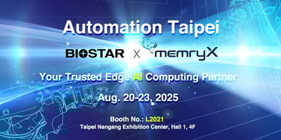 In The News: BIOSTAR and MemryX to Showcase Advanced Edge AI Computing Solutions at Automation Taipei 2025