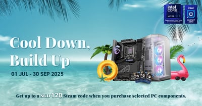In The News: MSI Launches 'Cool Down, Build Up' Summer Promotion with Steam