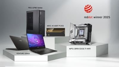 In The News: MSI Wins at the Red Dot Design Award 2025