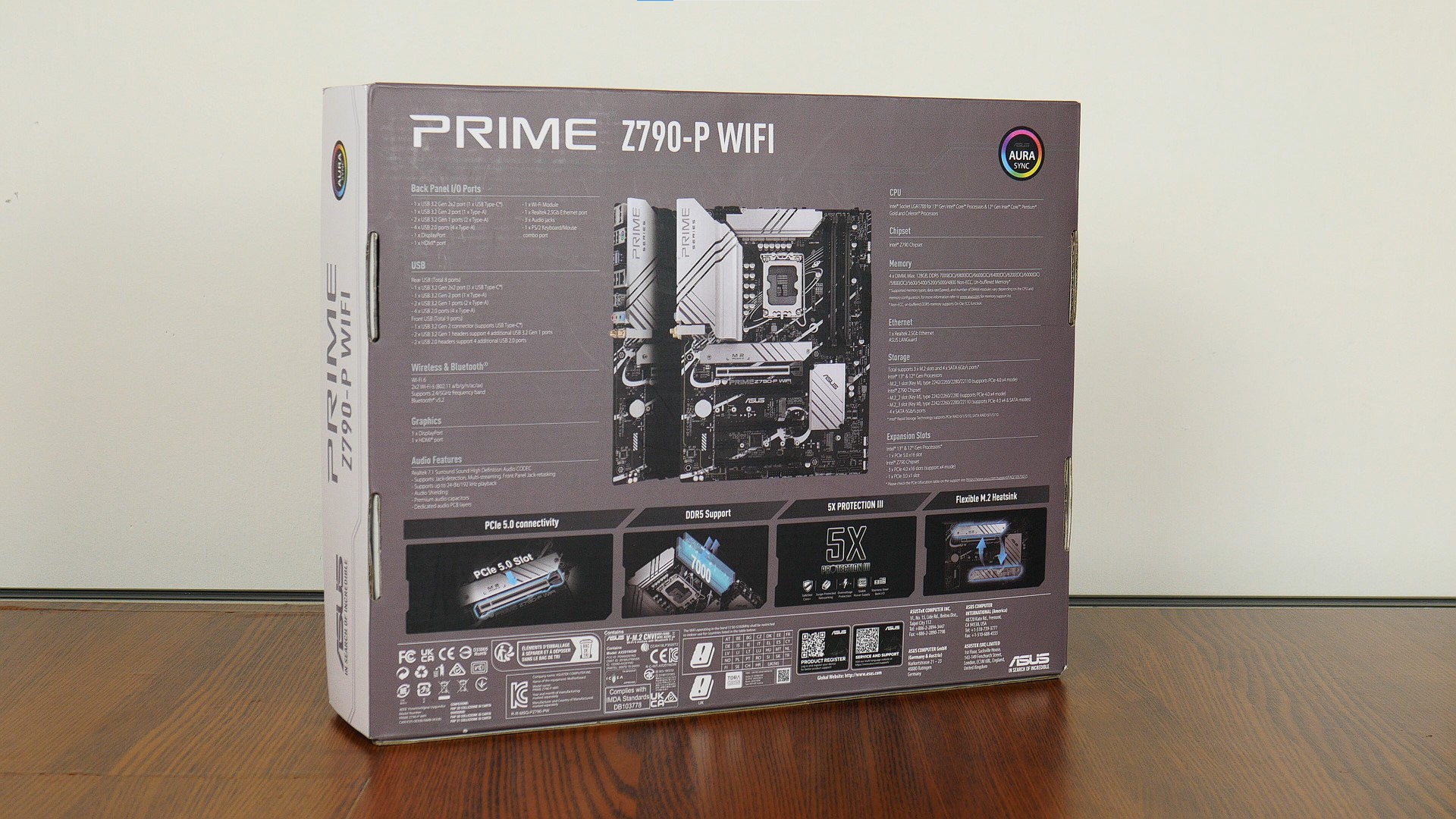 ASUS PRIME Z790-P WIFI D5 + Intel Core i9 12900KF CPU +
