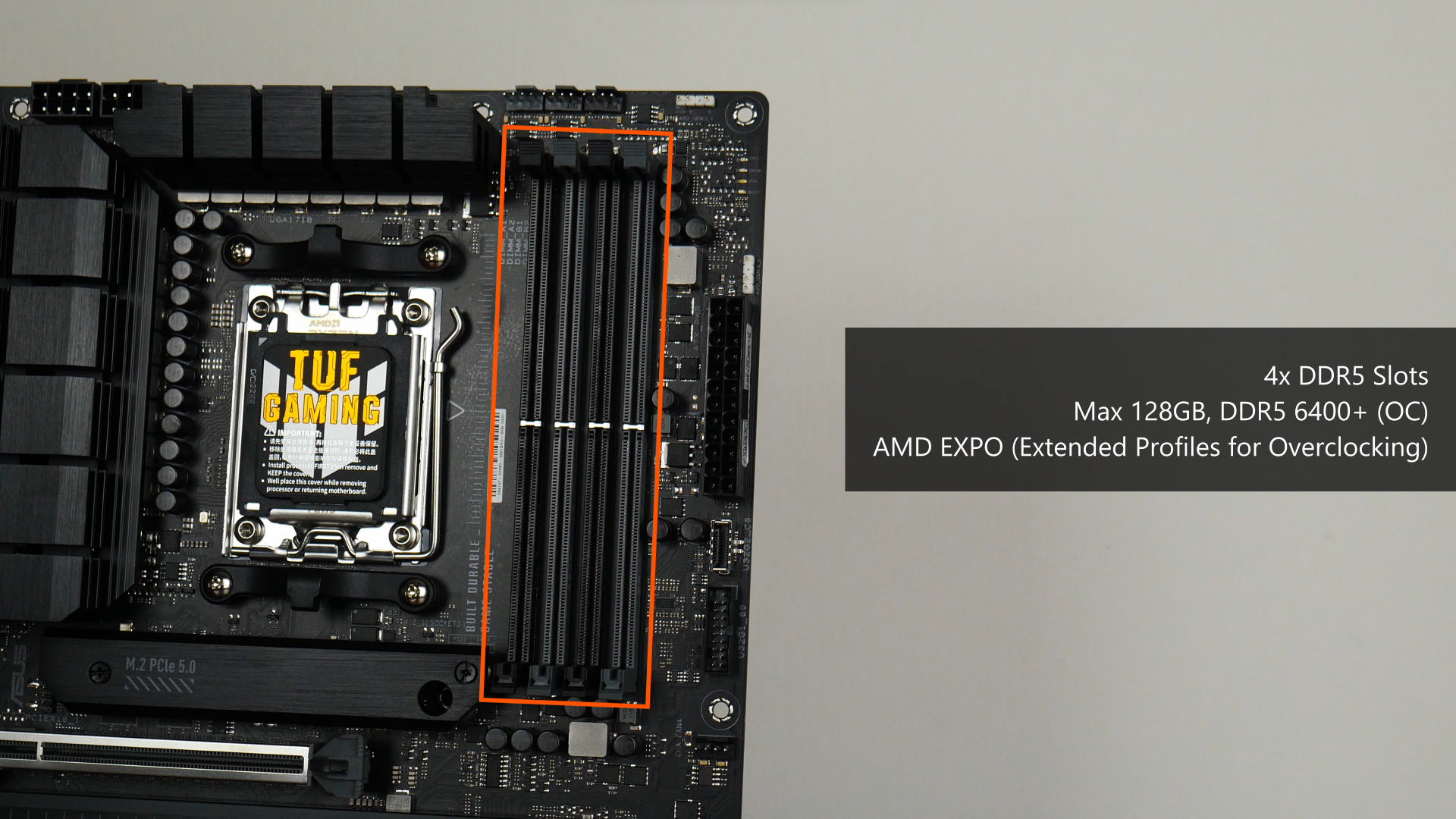 Asus Scheda Madre Mainboard AM5 ATX - 90MB1BK0-M0EAY0 TUF GAMING X670E-PLUS  WIFI X670