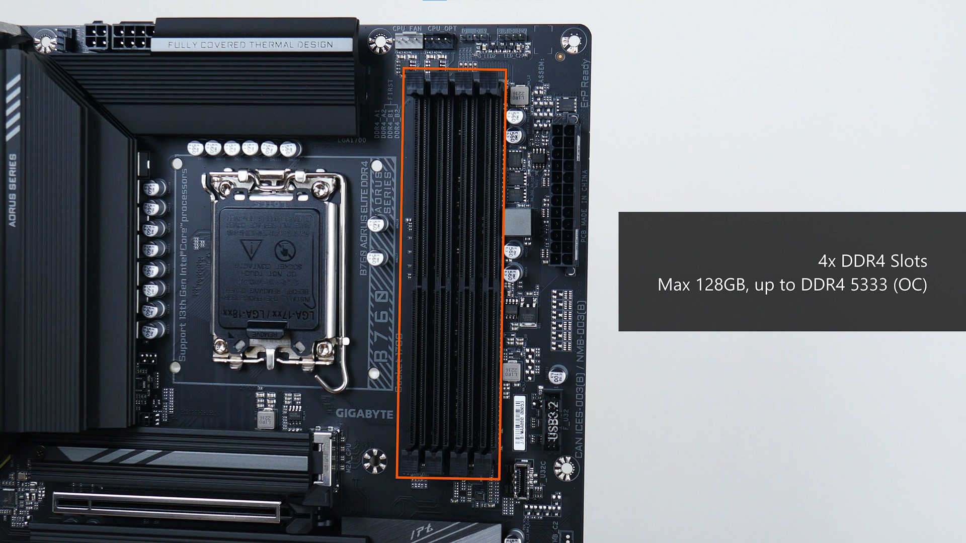 Gigabyte B760 AORUS Elite motherboard with DDR4 memory support has been  pictured 