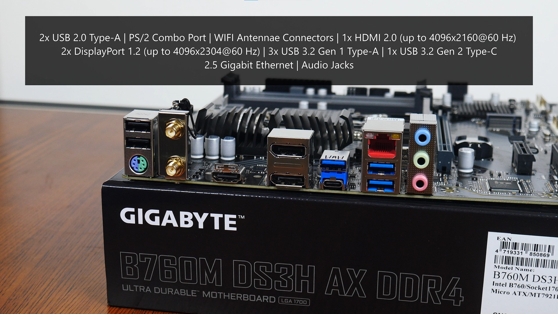 B760 GAMING X DDR4 (rev. 1.0) Key Features