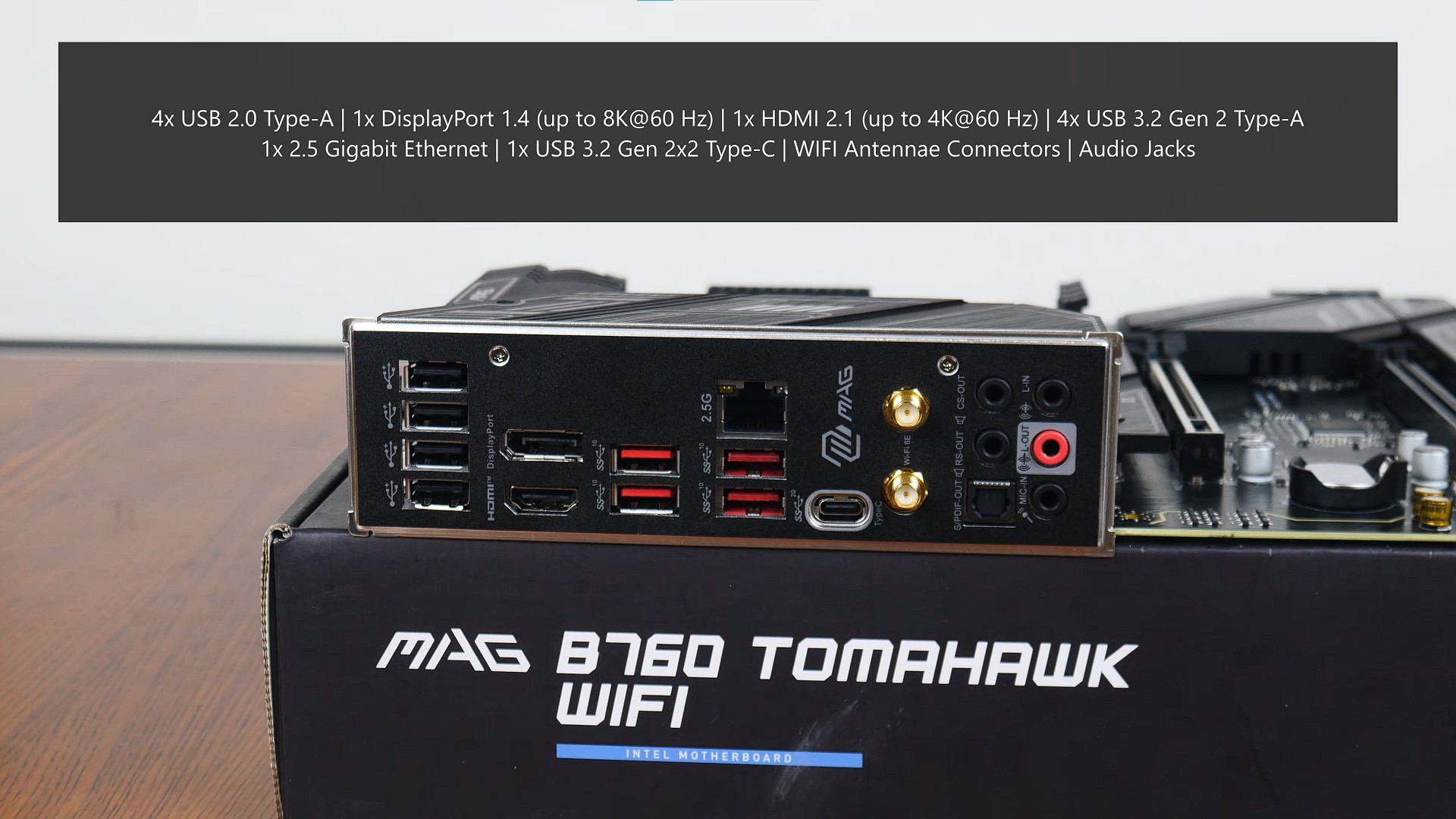 MSI MAG B760 TOMAHAWK WIFI Gaming Desktop Motherboard - Intel B760 Chipset 