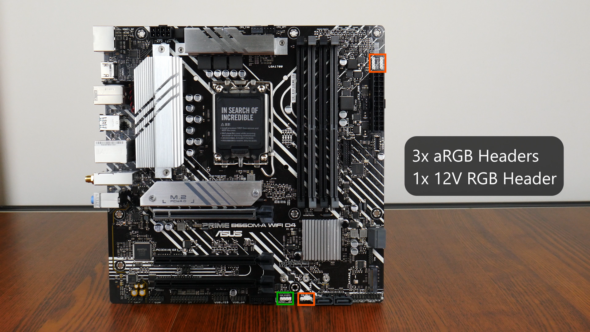  ASUS Prime B660-Plus D4 Intel LGA 1700 ATX DDR4 Motherboard :  Electronics